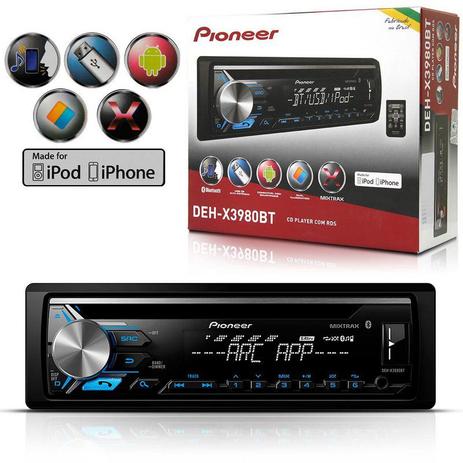 CD Player Automotivo Pioneer com Bluetooth/ MP3/ USB/ AUX/ MIXTRAX Android DEH-X3980BT é boa?