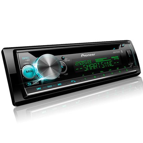 CD Player Automotivo Pioneer USB Rádio FM Bluetooth Mixtrax 1 Din 23W RMS Dynamic Bass - DEH-X500BR Menor preço em CD Player Automotivo Pioneer USB Rádio FM Bluetooth Mixtrax 1 Din 23W RMS Dynamic Bass - DEH-X500BR