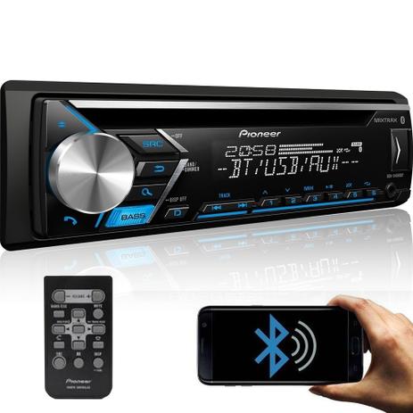 CD Player Pioneer DEH-S4080BT 1DIN CD/Bluetooth/Android/Mixtrax/Dual Color Menor preço em CD Player Pioneer DEH-S4080BT 1DIN CD/Bluetooth/Android/Mixtrax/Dual Color