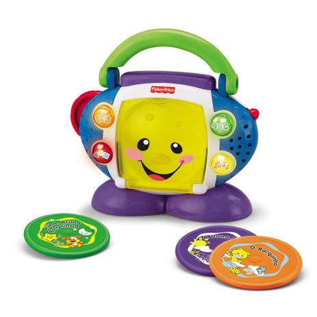CD Player Portátil Aprender E Brincar P5314 Fisher Price Menor preço em CD Player Portátil Aprender E Brincar P5314 Fisher Price