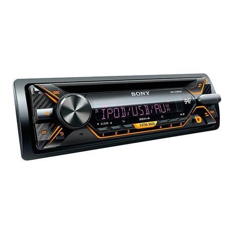 Cd Player Sony CDX-G3200UV USB/FM/Auxiliar 55Wx4 - Preto Menor preço em Cd Player Sony CDX-G3200UV USB/FM/Auxiliar 55Wx4 - Preto
