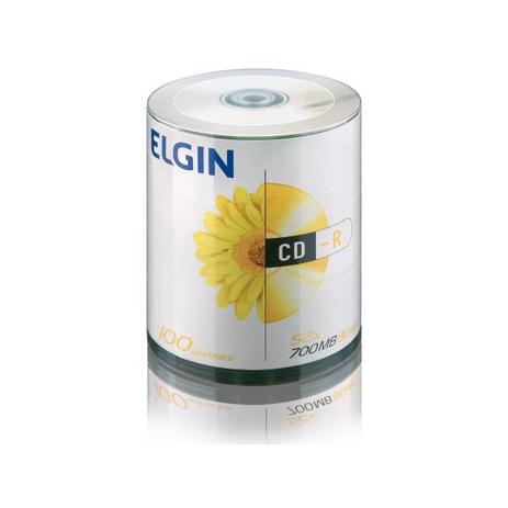 Cd-r Elgin Bulk Com 100 Unidades 52x 700mb 80 Minutos Menor preço em Cd-r Elgin Bulk Com 100 Unidades 52x 700mb 80 Minutos
