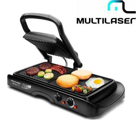 Ce106 - sanduicheira chapa grill elétrico 2 em 1 - 127v - Multilaser Menor preço em Ce106 - sanduicheira chapa grill elétrico 2 em 1 - 127v - Multilaser
