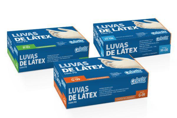 Celeste luva latex branca p (nao hospitalar) cx c/50un Menor preço em Celeste luva latex branca p (nao hospitalar) cx c/50un