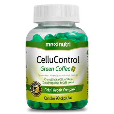 Cellu Control (Café Verde) Com 90 Cápsulas - Maxinutri Menor preço em Cellu Control (Café Verde) Com 90 Cápsulas - Maxinutri