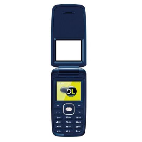 Celular DL Flip Câmera Digital Dual YC-335 - Azul Menor preço em Celular DL Flip Câmera Digital Dual YC-335 - Azul