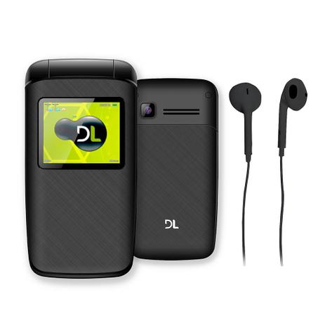 Celular DL YC-330 Flip Bateria Longa Duração Preto Acompanha Fone P2 C/ Microfone CitySound M2 Preto Menor preço em Celular DL YC-330 Flip Bateria Longa Duração Preto Acompanha Fone P2 C/ Microfone CitySound M2 Preto