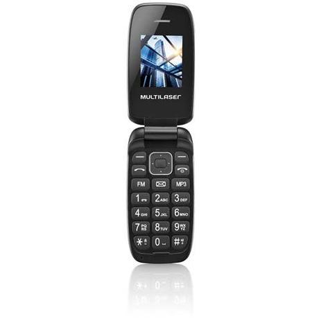 Celular Flip Up Dual Chip MP3 Preto - P9022 Multilaser Menor preço em Celular Flip Up Dual Chip MP3 Preto - P9022 Multilaser
