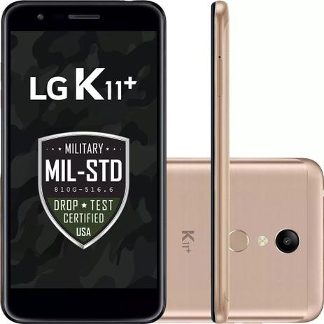 Celular Lg K11 Plus X410 Dual 32gb 13mp Tela 5,3 Dourado Menor preço em Celular Lg K11 Plus X410 Dual 32gb 13mp Tela 5,3 Dourado
