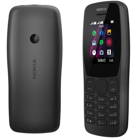 Celular Nokia 110 Dual Sim Mp3 Rádio Fm Tela 1.77" - Preto Menor preço em Celular Nokia 110 Dual Sim Mp3 Rádio Fm Tela 1.77" - Preto