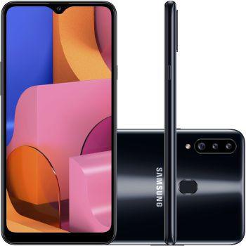 Menor preço em Celular samsung galaxy a-20-s 32gb dual - sm-a207mzkrzto - Samsung Celular