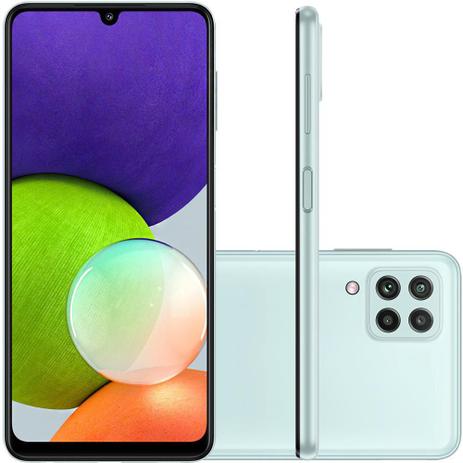 Celular Samsung Galaxy A22 Verde 128GB 4GB RAM Tela 6.4 Cam 48MP 8MP 2MP 2MP Menor preço em Celular Samsung Galaxy A22 Verde 128GB 4GB RAM Tela 6.4 Cam 48MP 8MP 2MP 2MP