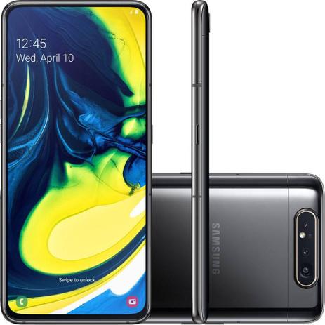 Celular Samsung Galaxy A80 Preto 128GB 8GB Tela 6,7” Câmera Tripla Rotativa 48MP + 8MP + ToF é boa?