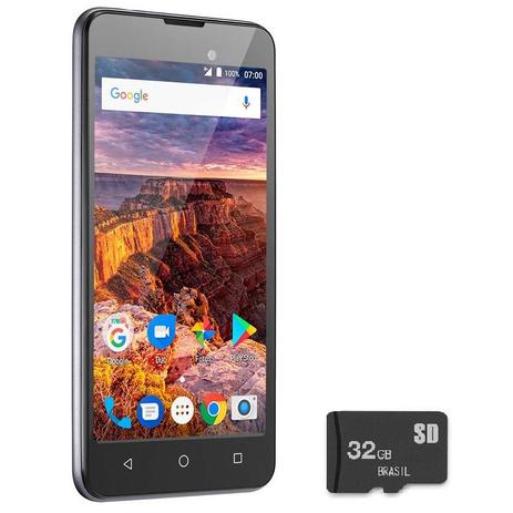 Celular Smartphone 5” MS50L 3G Quad Core Android Dual Chip 8GB+32GB Multilaser P9090 Cinza Menor preço em Celular Smartphone 5” MS50L 3G Quad Core Android Dual Chip 8GB+32GB Multilaser P9090 Cinza