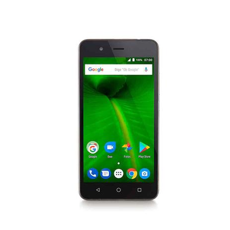 Celular Smartphone Ms50l 4g Tela 5 16gb Android 7.0 Dourado/preto Nb719 - Multilaser Menor preço em Celular Smartphone Ms50l 4g Tela 5 16gb Android 7.0 Dourado/preto Nb719 - Multilaser