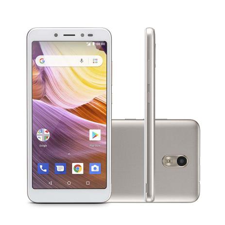 Celular Smartphone Multilaser 3G Quad Core 5,5” 8GB 8MP Android 8.1 MS50G NB731 Branco/Dourado Menor preço em Celular Smartphone Multilaser 3G Quad Core 5,5” 8GB 8MP Android 8.1 MS50G NB731 Branco/Dourado