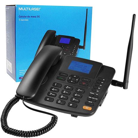 Celular Telefone Rural Mesa Fixo Bateria 3g 5 Bandas Sms Mp3 Cartão Tf (RE504) - Multilaser Menor preço em Celular Telefone Rural Mesa Fixo Bateria 3g 5 Bandas Sms Mp3 Cartão Tf (RE504) - Multilaser