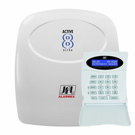 Central Alarme JFL Active 8, Monitorável para até 12 zonas Menor preço em Central Alarme JFL Active 8, Monitorável para até 12 zonas