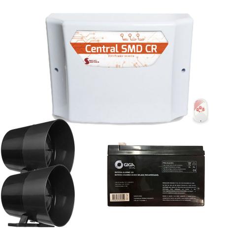 Central Choque E Alarme P/ Cerca Elétrica Smd 10000cr Com Bateria E Sirene - Gcp Securi Service Menor preço em Central Choque E Alarme P/ Cerca Elétrica Smd 10000cr Com Bateria E Sirene - Gcp Securi Service