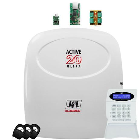 Central De Alarme Active 20 Ultra Jfl + Modulos Ethernet Mrf E Pgm - Jfl Alarmes Menor preço em Central De Alarme Active 20 Ultra Jfl + Modulos Ethernet Mrf E Pgm - Jfl Alarmes