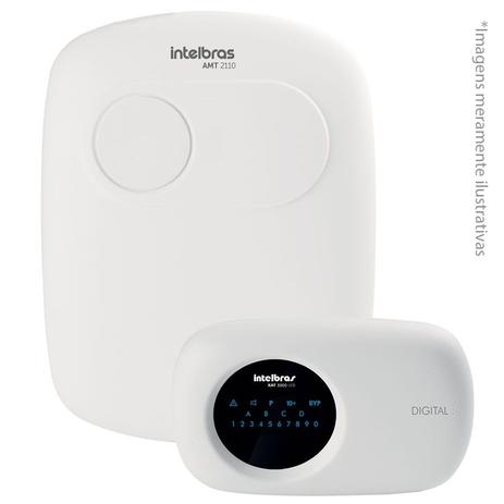 Central de Alarme Intelbras AMT 2110, Alarme monitorado com 10 zonas (10 com fio + 16 sem fio), Via linha telefônica, 2 Partições, Discadora Menor preço em Central de Alarme Intelbras AMT 2110, Alarme monitorado com 10 zonas (10 com fio + 16 sem fio), Via linha telefônica, 2 Partições, Discadora