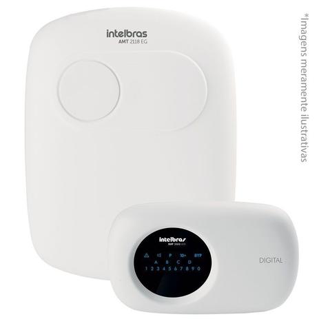 Central de Alarme Intelbras AMT 2118 EG monitorada com 18 zonas (18 com fio + 24 sem fio) Via (linha telefônica/ethernet/GSM-GPRS) Menor preço em Central de Alarme Intelbras AMT 2118 EG monitorada com 18 zonas (18 com fio + 24 sem fio) Via (linha telefônica/ethernet/GSM-GPRS)