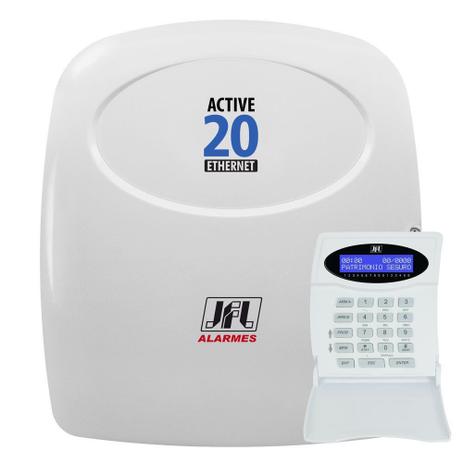 Central de Alarme Monitorável JFL Active-20 Ethernet com Teclado - Jfl alarmes Menor preço em Central de Alarme Monitorável JFL Active-20 Ethernet com Teclado - Jfl alarmes
