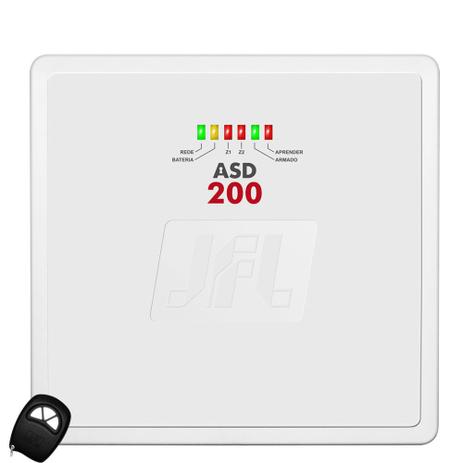 Central De Alarme Residencial Asd 200 Jfl 2 Zonas Mistas - Jfl alarmes Menor preço em Central De Alarme Residencial Asd 200 Jfl 2 Zonas Mistas - Jfl alarmes