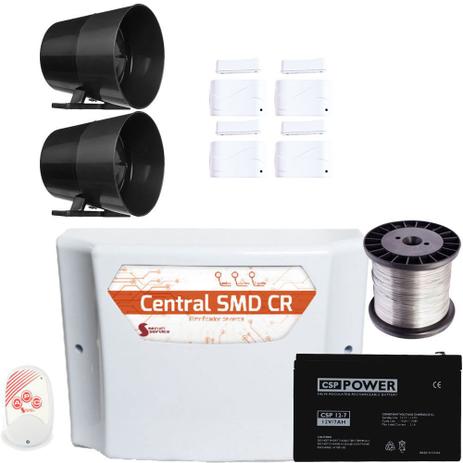 Central de Choque E Alarme Smd Cr Com Bateria e Sensores - Securi service Menor preço em Central de Choque E Alarme Smd Cr Com Bateria e Sensores - Securi service