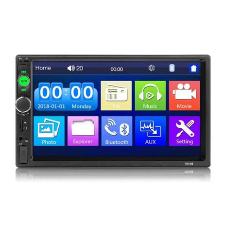 Central Multimedia Hd Touch Screen 7 Pol Usb Bluetooth - Yesstech Menor preço em Central Multimedia Hd Touch Screen 7 Pol Usb Bluetooth - Yesstech
