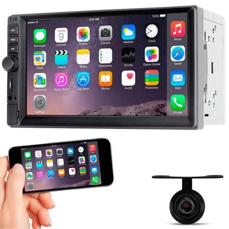 Central Multimidia 7" TV Digital USB Espelhamento Android iOS Camera de Re Multilaser Evolve GP345 Menor preço em Central Multimidia 7" TV Digital USB Espelhamento Android iOS Camera de Re Multilaser Evolve GP345