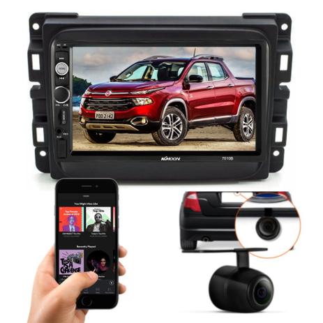 Central Multimidia Bt Mp5 Fiat Toro + Moldura 2 Din + Brinde - Multi marcas Menor preço em Central Multimidia Bt Mp5 Fiat Toro + Moldura 2 Din + Brinde - Multi marcas