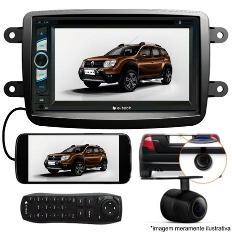 Central Multimídia Espelhament Renault Duster Moldura Camera - Multi marcas Menor preço em Central Multimídia Espelhament Renault Duster Moldura Camera - Multi marcas