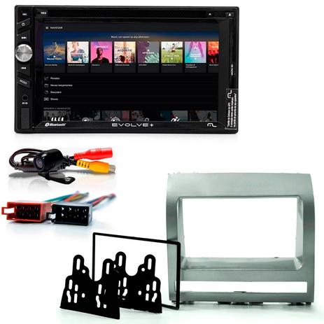 Central Multimídia Fiat Idea 2005 a 2012 Painel Novo com Multilaser Evolve+ e Moldura Prata Menor preço em Central Multimídia Fiat Idea 2005 a 2012 Painel Novo com Multilaser Evolve+ e Moldura Prata