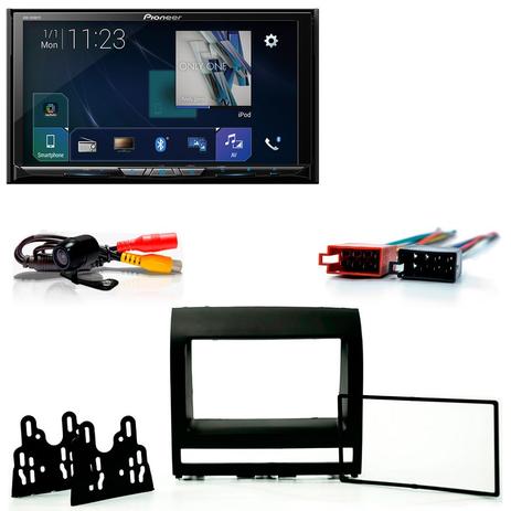 Menor preço em Central Multimídia Fiat Idea 2005 a 2012 Painel Novo com Pioneer AVH Z9180TV e Câmera De Ré