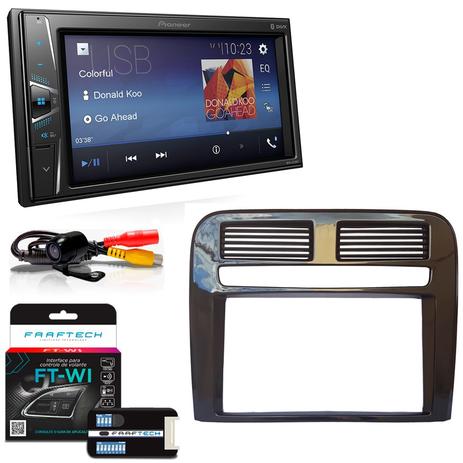 Central Multimidia Fiat Punto 2008 a 2012 com Pioneer MVH G218BT e Moldura Black Piano Menor preço em Central Multimidia Fiat Punto 2008 a 2012 com Pioneer MVH G218BT e Moldura Black Piano