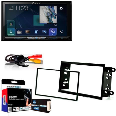 Central Multimídia GM Cobalt 2012 em Diante com Pioneer AVH Z9180TV e Câmera De Ré Menor preço em Central Multimídia GM Cobalt 2012 em Diante com Pioneer AVH Z9180TV e Câmera De Ré