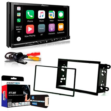 Central Multimídia GM Onix 2012 em Diante com Pioneer AVH Z5180TV, Câmera De Ré e Moldura Menor preço em Central Multimídia GM Onix 2012 em Diante com Pioneer AVH Z5180TV, Câmera De Ré e Moldura