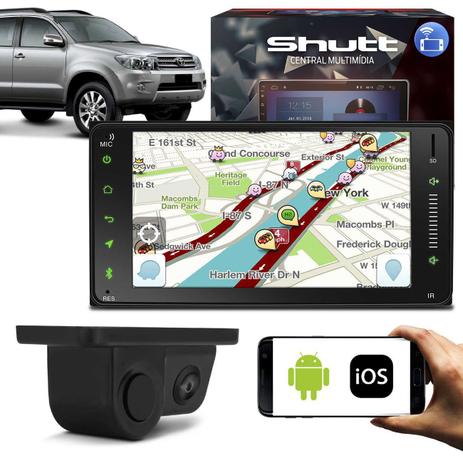 Central Multimídia Hilux SW4 06 a 11 Android 7 Pol Touch BT GPS WiFi Shutt + Câmera de Ré Colorida Menor preço em Central Multimídia Hilux SW4 06 a 11 Android 7 Pol Touch BT GPS WiFi Shutt + Câmera de Ré Colorida