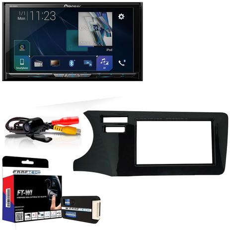 Central Multimídia Honda New City 2015 a 2017 com Pioneer AVH Z9180TV e Câmera De Ré Menor preço em Central Multimídia Honda New City 2015 a 2017 com Pioneer AVH Z9180TV e Câmera De Ré