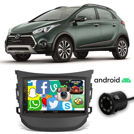 Central Multimídia Hyundai HB20x 2012 a 2018 7 Polegadas Sistema Android GPS BT USB SD FM Aplicativos + Câmera de Ré - Premium Menor preço em Central Multimídia Hyundai HB20x 2012 a 2018 7 Polegadas Sistema Android GPS BT USB SD FM Aplicativos + Câmera de Ré - Premium