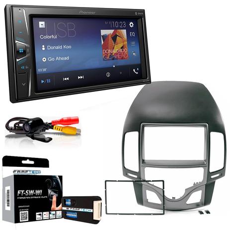 Central Multimidia Hyundai I30 Ar Digital 2009 a 2012 com Pioneer MVH G218BT e Camera Menor preço em Central Multimidia Hyundai I30 Ar Digital 2009 a 2012 com Pioneer MVH G218BT e Camera