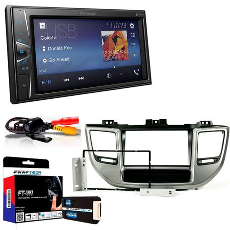 Central Multimidia Hyundai Novo Tucson 2017 a 2018 com Pioneer MVH G218BT e Camera Menor preço em Central Multimidia Hyundai Novo Tucson 2017 a 2018 com Pioneer MVH G218BT e Camera
