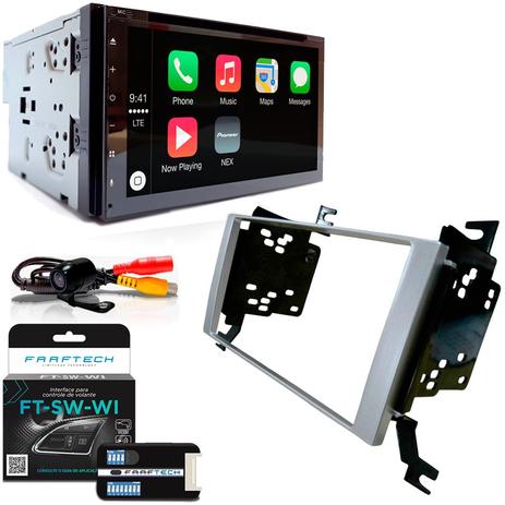 Central Multimidia Hyundai Santa Fé 2007 a 2012 com Multilaser Evolve X, Camera de Re, Moldura e Interface de Volante Menor preço em Central Multimidia Hyundai Santa Fé 2007 a 2012 com Multilaser Evolve X, Camera de Re, Moldura e Interface de Volante
