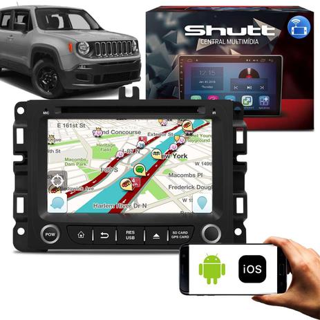 Central Multimídia Jeep Renegade 15 a 19 Android 7 Pol Touch BT GPS Espelhamento Via Wifi Shutt Menor preço em Central Multimídia Jeep Renegade 15 a 19 Android 7 Pol Touch BT GPS Espelhamento Via Wifi Shutt