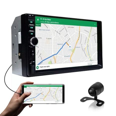 Central Multimídia MID-7800 7 Polegadas MP3 MP4 MP5 USB Bluetooth Espelhamento Android + Câmera de Ré - Gold Menor preço em Central Multimídia MID-7800 7 Polegadas MP3 MP4 MP5 USB Bluetooth Espelhamento Android + Câmera de Ré - Gold