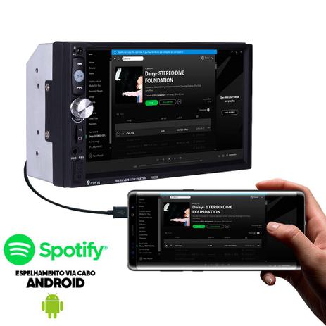 Central Multimídia Mp5 2din 7 Bluetooth Usb Fm - Dex Menor preço em Central Multimídia Mp5 2din 7 Bluetooth Usb Fm - Dex