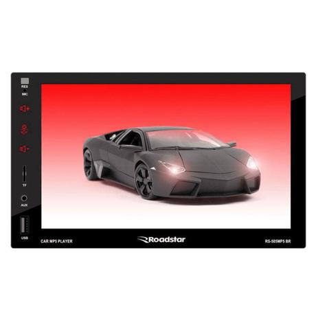Central Multimídia MP5 7" BT AUX FM MIC Espelhamento Android/Ios RS-505MP5BR - Roadstar Menor preço em Central Multimídia MP5 7" BT AUX FM MIC Espelhamento Android/Ios RS-505MP5BR - Roadstar