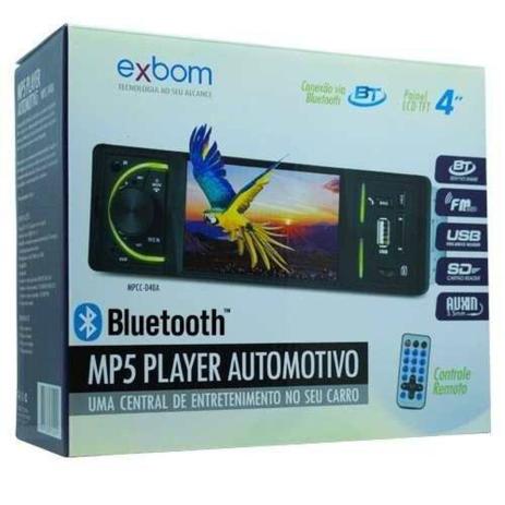 Central Multimídia Mp5 Automotivo Veicular USB Bluetooth Radio FM Tela 4 + Câmera De Re Borboleta - Exbom Menor preço em Central Multimídia Mp5 Automotivo Veicular USB Bluetooth Radio FM Tela 4 + Câmera De Re Borboleta - Exbom