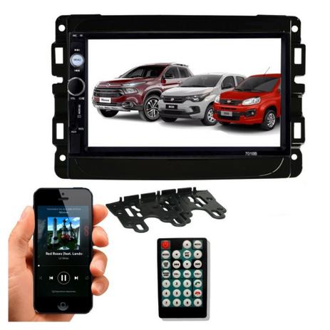 Central Multimidia Mp5 Fiat Toro Mobi Uno 2 Din Bluetooth - Multi Marcas Menor preço em Central Multimidia Mp5 Fiat Toro Mobi Uno 2 Din Bluetooth - Multi Marcas